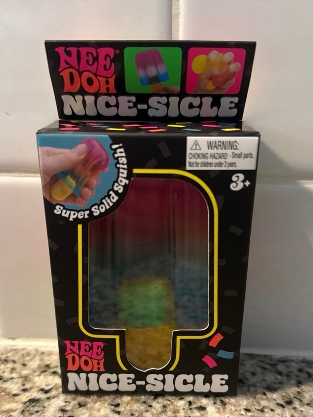 NeeDoh Nice-Sicle Kids Toy – Multicolor Soft Squish Pop
